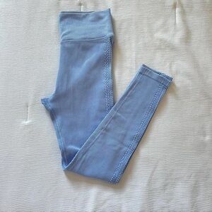 Aerie Light Blue Ribbed Leggings